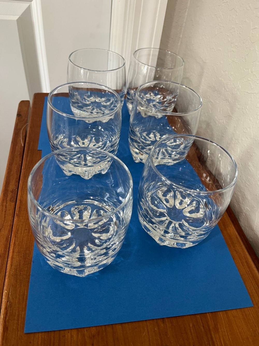 Bormioli Rocco Calassia Vintage Whiskey Tumblers - Set of 6 Weighted bottom NWOB